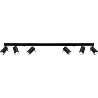 Loftslampe RING 6L sort
