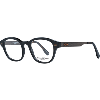 Ermenegildo Zegna ZC5017 063 48 Briller Mænd Black - Black - 48mm