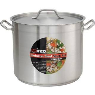 Winco Heavy-Duty rustfrit st?l lagerpotte med d?kning 8 liter