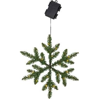 Star Trading - Krans Snowflake - 40 cm - Grøn