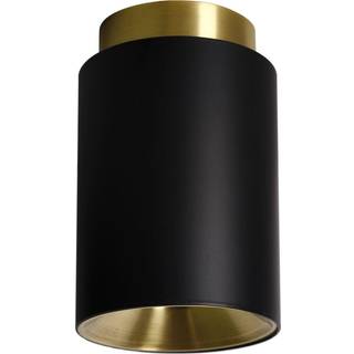 Tobo c85 loftlampe i stål med mat sort finish gu10