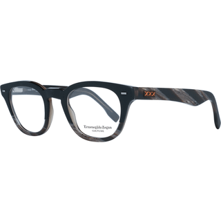 Ermenegildo Zegna ZC5011 005 48 Briller Mænd Black - Black - 48mm