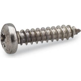 FAST pladeskrue med rundt hoved, rustfri A4, 4,2 x 19 mm - 200 stk.