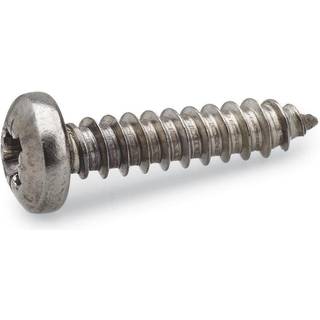 FAST pladeskrue med rundt hoved, rustfri A4, 3,5 x 9,5 mm - 200 stk.