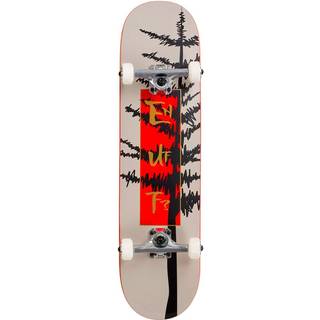Enuff Evergreen Tree Skateboard Warm Grey Red 8 x 32