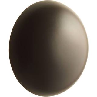 MARSET Babila LED-væglampe, udendørs, Ø28 cm, brun