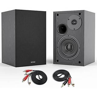 Bestisan boghyldeh?jttalere 4 tommer drevne boghyldeh?jttalere med Deep Bass Bluetooth 5.0 Studio Monitor H?jttalere 2.0 N?rt feltlydh?jttalere m