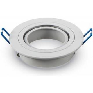 Downlight kit uden lyskilde - Hul: Ø7,5 cm, Mål: Ø9,1 cm, mat hvid, vælg MR16 eller GU10 fatning - Fatning : Uden fatning