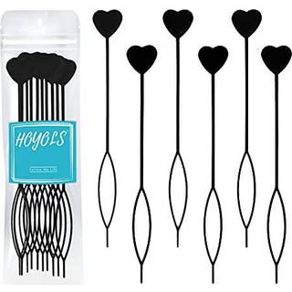 Hoyols 12stk hurtig topsy haleh?r Beader v?rkt?j til fletning af h?rperler p? fletninger Tr?der Braider Loop Tool for Kids Girls Stringer Ponytai