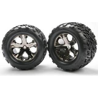 Traxxas 3668A Tires & Wheels Talon/All-Star Black Chrome 2.8 TSM (2)