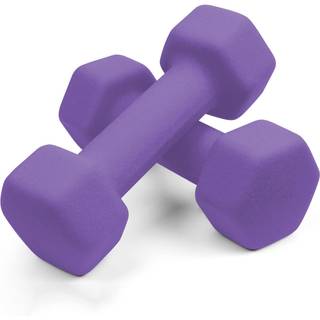 S?t med 2 neopren h?ndv?gte h?ndv?gte anti-skridsikker anti-rulle lilla (neopren h?ndv?gte)