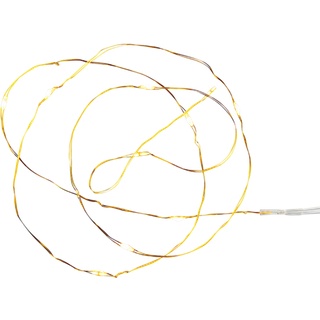 Mini Batteri Lyskæde i Kobber Med 20 LED Lys