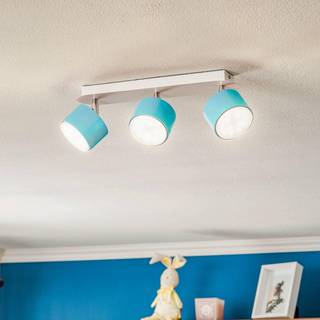 Loftspot Cloudy med 3 lyskilder, blå
