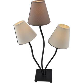 Twiddle - bordlampe i brune nuancer, 3 lyskilder