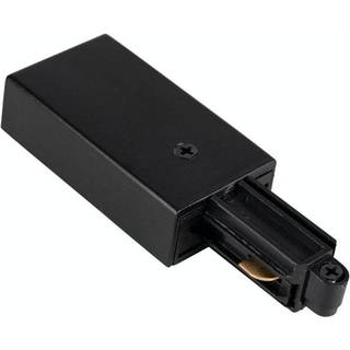 Hide a lite Tilslutning LiteTrac Skinne System 1-fase, højre, sort