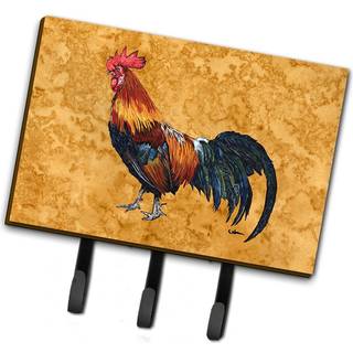 """" Caroline's Treasures 8651th68 Rooster Leash eller Key Holder Large Multicolor """"