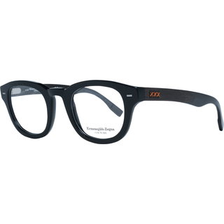 Ermenegildo Zegna ZC5005 001 47 Briller Mænd Black - Black - 47mm