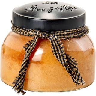 En munter giver - vanilje bourbon - 22 oz mama duftende stearinlys med låg - holder af lyset - 125 timers forbrændingstid gave stearinlys brunt