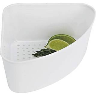 Bedre Houseware Triangular Kitchen Sink Drain Basket til madvask madfangeringskurv til vask af grøntsager og frugter hjørnevaskesil