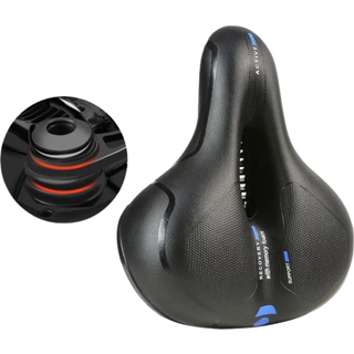 Cykelsadel - Ergonomisk design med anti-slip og memoryskum - Blå