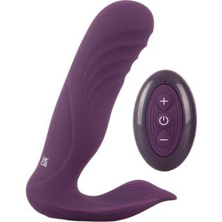 Javida RC - trådløs, 2-funktions klitorisvibrator (lilla)