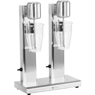 Milkshake-maskine - dobbelt - 2 x 1 l - 15.000 omdr./min. - rustfrit stål