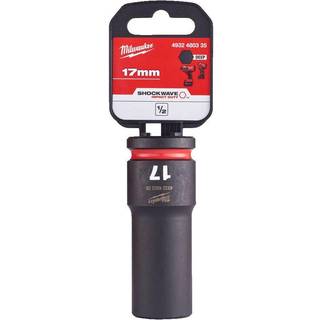 Milwaukee Shockwave Impact Duty Krafttoppe 1/2" kvadratisk dybde 17 mm