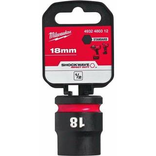 Milwaukee Shockwave Impact Duty Krafttoppe 1/2" firkant 18 mm