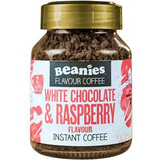 Hvid chokolade og hindbær - Beanies - 50 g instant kaffe