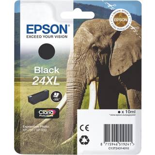 EPSON CLARIA PHOTO HD INK BLACK 24XL RF/AM TAGS SUPL