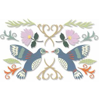 Thinlits Die Set Birds & Blossom by Lisa Jones