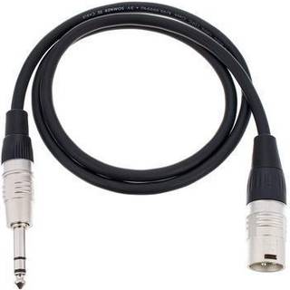 Sommer Cable HBP-XM6S-0090 Audio Adapterkabel [1x XLR-stik 3-polet - 1x Jackstik 6.3 mm (mono)] 0.90 m Sort