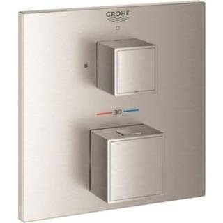 Grohe GRT Cube termostat udv.dele bruser supersteel