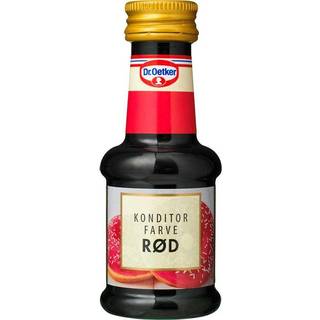 Konditorfarve Rød 38 ml - Dr. Oetker