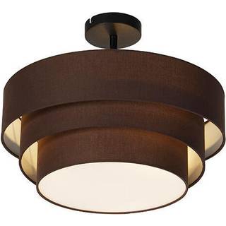 Moderne loftslampe brun 45 cm 3-lys - Drum Trio