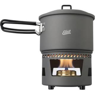 Esbit Cookset With Alcohol Burner 1500 ml Grey, OneSize