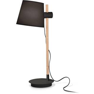 Ideal Lux Axel-bordlampe med træ, sort/natur
