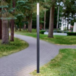 Lucande LED-udendørslampe Sidny, 220 cm, antracit, IP54