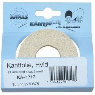 Baentsch kantfolie hvid 20 mmx5m rulle