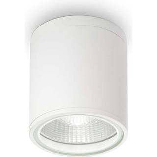 Ideal Lux loftlampe Gun, hvid, aluminium, IP44, GU10