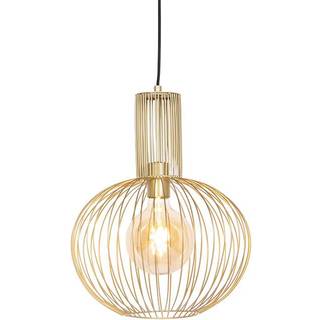 Design hængende lampe guld - Wire Bake