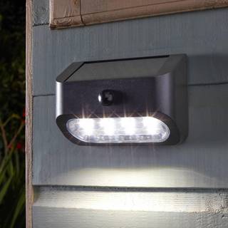 Sentinal LED-væglampe med solcelle, sensor, 2 stk