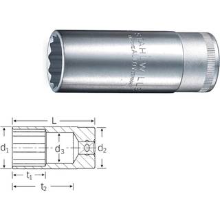 Stahlwille 51 27 03020027 Udvendig sekskant Topnøgleindsats 27 mm 1/2 (12,5 mm)