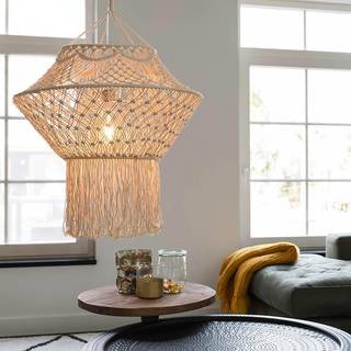 Country hængelampe macramé 90 cm - String