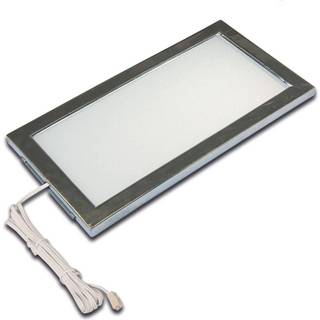 LED Sky flad underskabslampe, rustfrit stål 3.000K