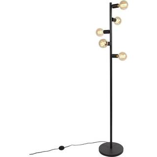 Skandinavisk gulvlampe sort 5-lys - Facil Tube