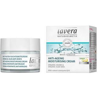 Lavera Q10 Basis Sensitiv Fugtighedscreme m. Jojoba og Aloe Vera (50 ml)