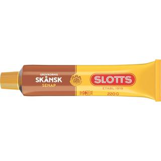 2 x Slotts Skånsk Grovkornet Sennep 220 g