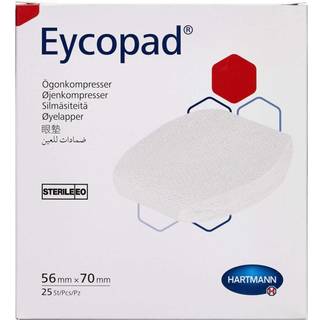 Eycopad Øjenforbinding 56 x 70 mm Medicinsk udstyr 25 stk