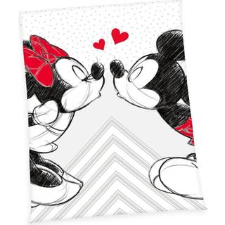 Mickey & Minnie Fleece tæppe - 150 x 200 cm